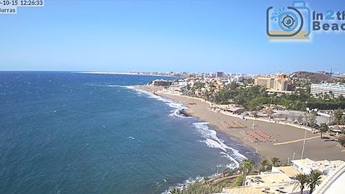 cura Oír de terraza Live Panoramic Webcam Puerto Rico, Gran Canaria, Spain.